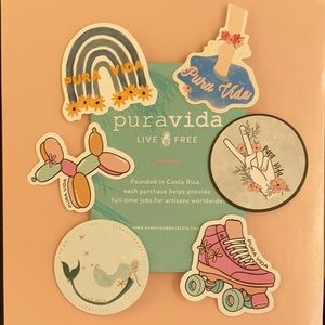Pura Vida Stickers (6 Pack)